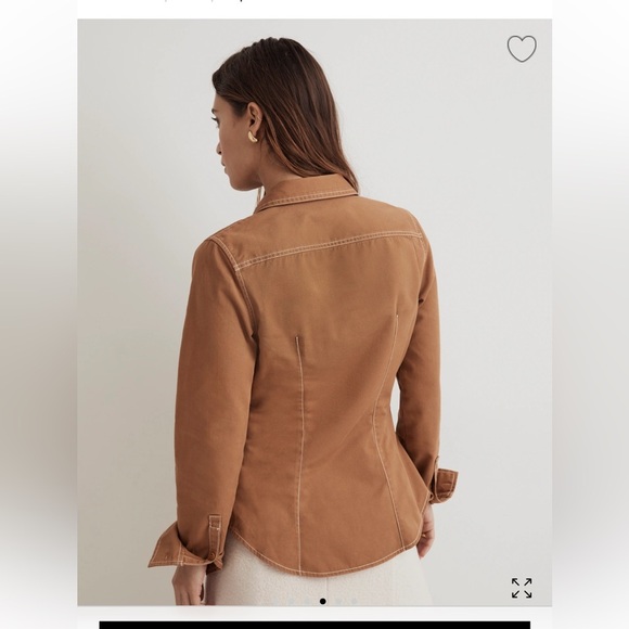 Madewell Darted Button-Up Shirt in (Re)generative Chino - Picture 2 of 10
